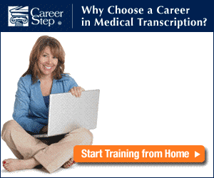 Online Medical Transcription training with Career Step
